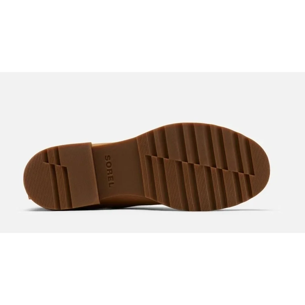SOREL® Women's 6.5 EMELIE™ II Chelsea Waterproof Bootie in Dark‎ Moss/Gum - $140